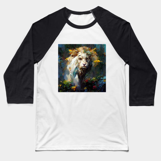 A lion is following me Baseball T-Shirt by AmazinfArt
